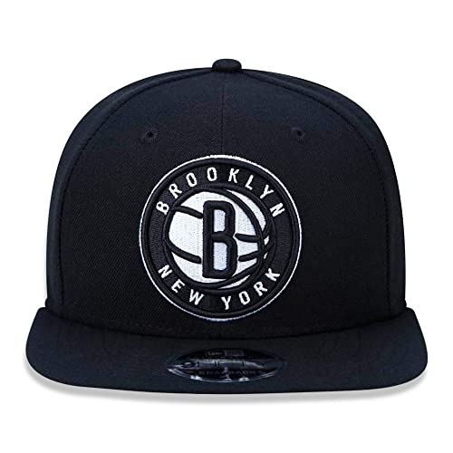 BONE 9FIFTY ORIGINAL FIT NBA NETS 9FIFTY TEAM COLOR NBA ABA RETA SNAPBACK PRETO New Era