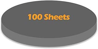 Construction Paper Circles Black Color 6 Inches, Origami Craft Paper 100 Sheets for Kids Arts and Crafts, School Crafting Supplies for Kids