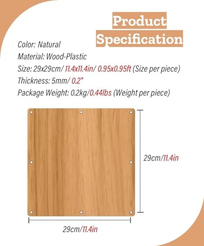 Panneau de séparation suspendu bois-plastique 18 pièces 29 cm - 3