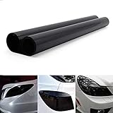 [page_title]-YAOBLUESEA Scheinwerfer tönungsfolie Auto Folie Rückleuchten Nebelscheinwerfer Aufkleber Schwarz (200 X 40cm)