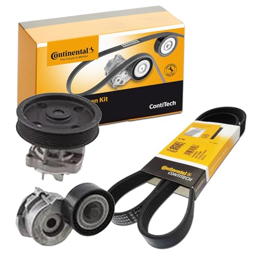 Kit Contitech 6PK1318WP1 para viajar en carretera sin averías en la bomba de agua