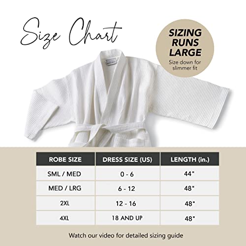 Boca Terry Women's And Men's Bathrobe, One Size #TOP2