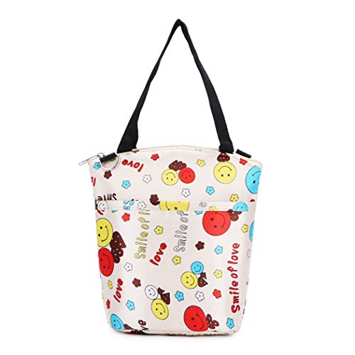 BINGMAX Canvas Handtasche Casual Multifunktionale Umhängetaschen Baby Thermotasche für Lebensmittel Thermofütterung Flaschenwärmer Handtasche