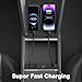 Retractable Center Console USB Hub for Tesla Model 3 Highland/Model Y Juniper, THELIFELICIOUS Model 3 Accessories Car Phone Charger, Fast Charging Docking Station