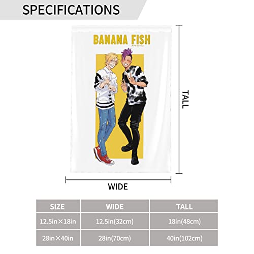 Anime Banana Fish Garden Flag Welcome Summer Vertical Double Sided Yard Flag Outdoor Decor Holiday Garden Flags For Outside Patio Porch Lawn 28"X40" #TOP7