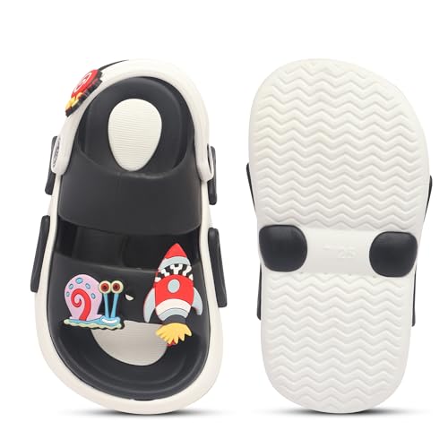Image of Kids Cartoon Character Sports Sandals Lightweight Soft Sole Slip-On Sandals with Adjustable Back Strap for Boys & Girls