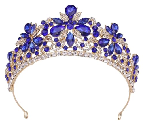 Tiara de flores cristal multicolor accesorios para cabello fiesta nupcial boda