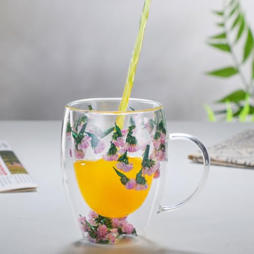 Vasos con flor seca térmicos de 10 oz que no queman las manos para barras de hotel 8