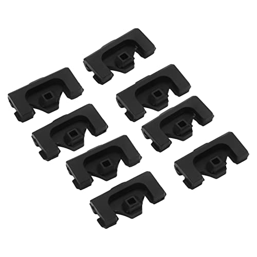 Jeanoko 8 unidades de repuestos de bumpers de silicona para freidora Instant Vortex 6QT, accesorios para freidora, puntas de goma para bandeja de freidora de 6QT, resistencia térmica hasta 480°F, fácil de instalar y limpiar miniatura 6