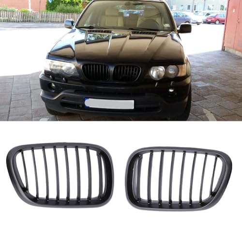 Calandre voiture fissurée ? Remplacez par cette paire de grilles capot X5 E53 1999-2003