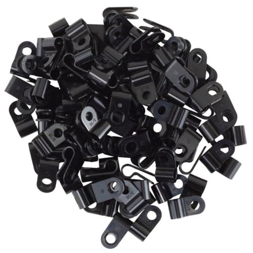 P-Clips nylon 5,0 mm blanc support de câble montage électricité maison