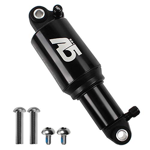 Lixada Mountainbike Air Stoßdämpfer, Dual/Solo Luftkammer MTB Faltrad Stoßdämpfer 125mm / 150mm / 165mm / 190mm