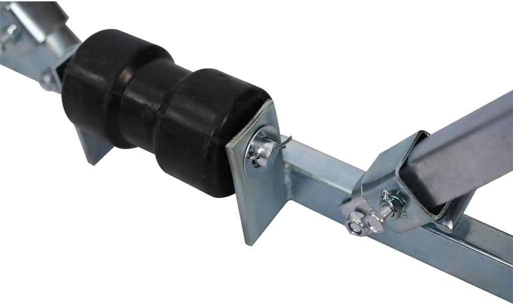 Boat Trailer Rollers, Large Load Capacity 2204lbs Boat Trailer Parts Bottom Support Bracket Boat with Keel Rollers and Adjustable Support Bracket for Boats Small Motors Sailing Boats,1760Lbs