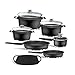 Batería de cocina Profesional de Titanio con Fondo de Piedra Completa
