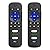 (Pack of 2) Replacement for Roku TV Remote Control, Compatible with TCL Roku/Hisense Roku/Onn Roku/Roku Built-in Smart TVs. (Not Compatible with Roku Sticks or Box). 1 Year Warranty.