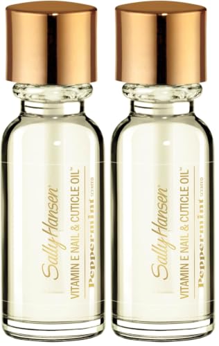 Sally Hansen Vitamina E - Aceite para cutículas de uñas, 1 unidad (Paquete de 2)