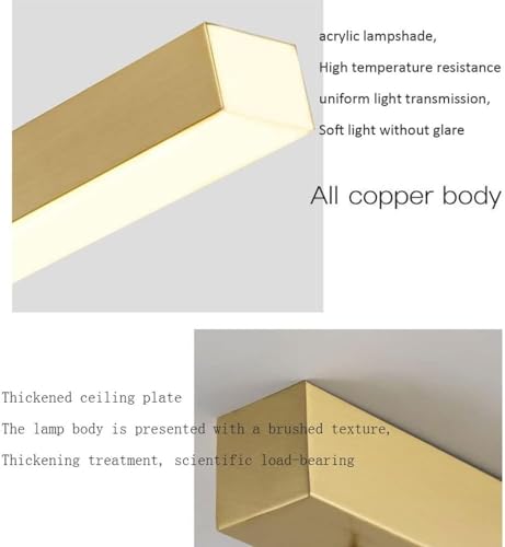 Lustre long strip LED dimmable pour illuminer la table à manger