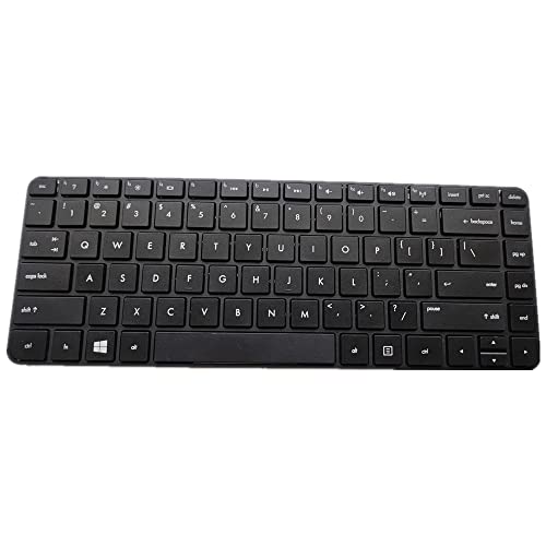Clavier PC portable HP Compaq Presario CQ57 usé : la pièce de rechange noire