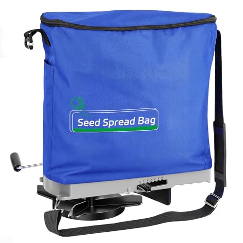 Zipcase 25lb Bag Seed Spreader Waterproof Bag, Rare Baffle