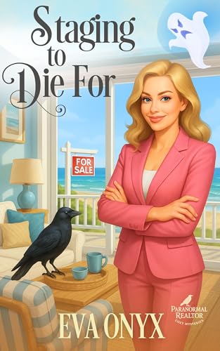 Staging to Die For: A clean cozy ghost mystery book cover