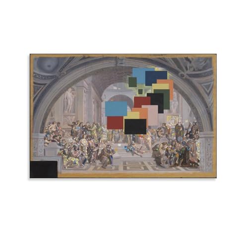 Affiche Salvador Dalí Athens Is Burning poster suspendu 50x75 cm