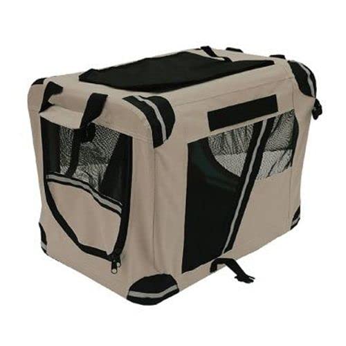 TrendLine Transportbox Beige 70 x 52 x 52 cm Hundetransportbox Tiertransportbox