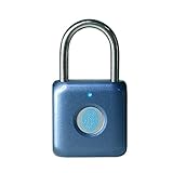 candado huella digital xiaomi  Candado con huella dactilar eLinkSmart Smart Locker Lock Cerradura sin llave con huella digital para armario de gimnasio, armario de escuela (azul)