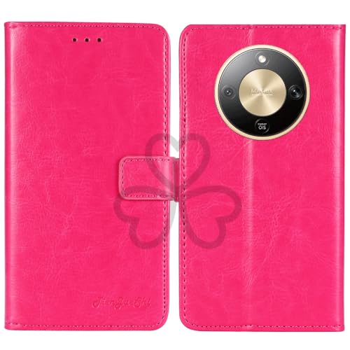 TienJueShi Rosa Book Stand Retro Flip Leather Protector Phone Wallet Gel Cover Etui TPU Silicone Case For Honor X70 X9D 6.79 inc
