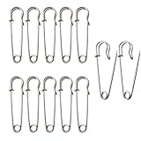 【 Material Premium 】: material de este imperdible de seguridad es hierro de metal, que es seguro y fuerte, brillante, duradero y resistente al desgaste, no es fácil de romper, no es fácil de deformar y se puede usar varias veces.