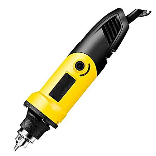 Yuchengtech Electric Woodworking Carving Chisel Electric Chisel Carving Tool Small Electric Wood Carving Machine 6 Step Variable Speed With Protective Cover(110V) #TOP2