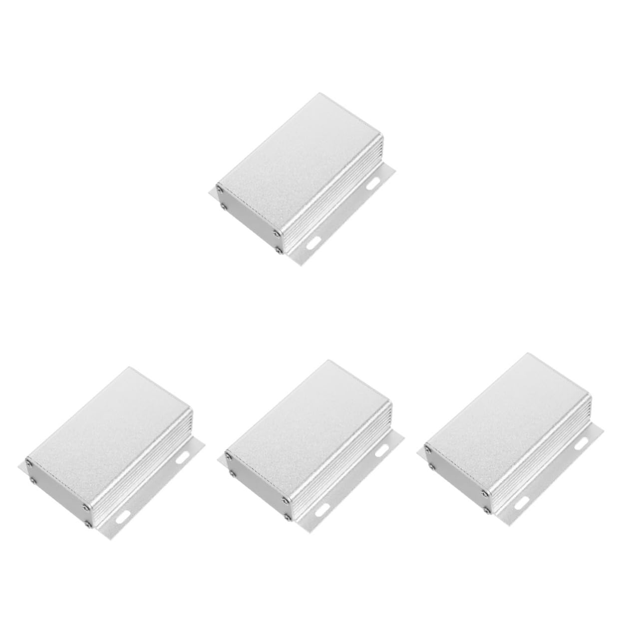 jojofuny 4stücke Aluminiumgehäuse Elektronische Anschlussdose Für Projekte Wetterfest Und Kompakt Einfache Installation Für Outdoor-anwendungen Und Elektronikprojekte