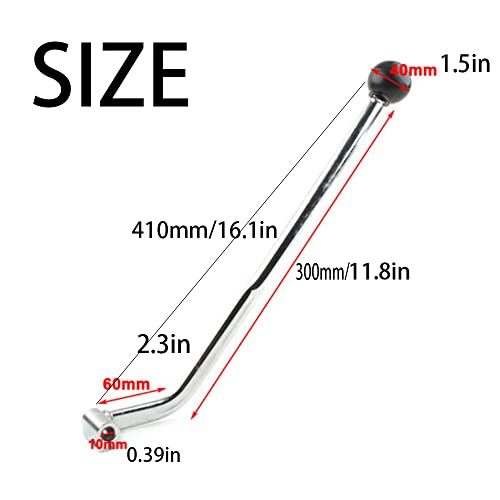 image for Gift2u Motorcycle Hand Gear Lever Shifter Handle, 135 Degree Universal