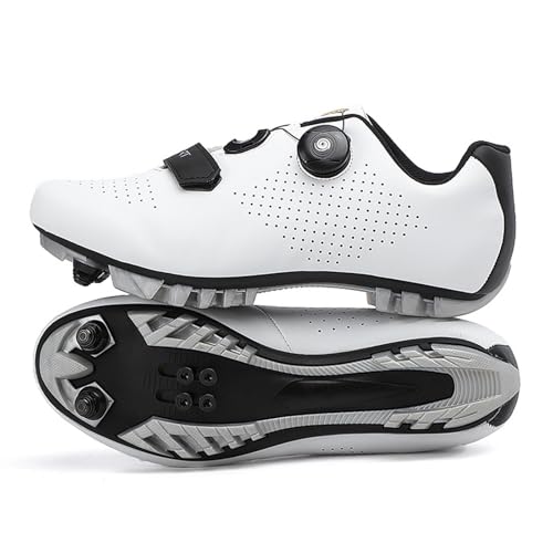 C,47,Zapatillas de ciclismo con cala para hombre y mujer, Carreras de bicicleta de montaña de carretera, Bicicleta SPD, Zapatillas de MTB unisex