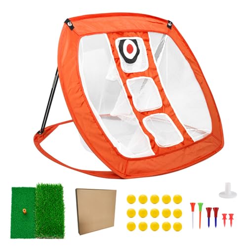 Filet d'entraînement cadeau pour les hommes passionnés de golf avec tapis de balle complet