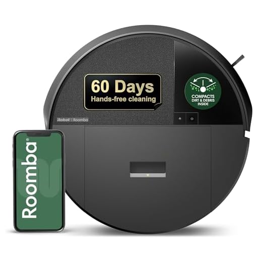iRobot Roomba 205 DustCompactor Vac Robot Vacuum - Compacts Dirt Inside, No Emptying for 60 Days, Space Saving, No Dock Needed, Bagless, Intense Power-Lifting Suction, LiDAR Navigation, Multi-Surface