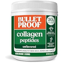 Bulletproof Unflavored Collagen Peptides Powder, 14.3 Ounces, Grass-Fed Collagen Protein for Skin, Bone and Joint Support, Pasture Raised, No Added Hormones