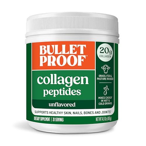 Unflavored collagen peptides with mct oil, grass-fed, 14.3 oz