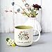 Christian Art Gifts Sage Green Floral Ceramic Coffee Mug – 15 oz. Microwave and Dishwasher-safe Inspirational Scripture Coffee and Tea Mug for Friends with Bible Verse: Sweet Friendship –Proverbs 27:9