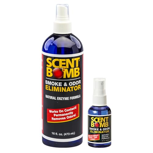 Scent Bomb Odor Eliminator Spray Enzyme Based Strong Pet Odor Eliminator for Home Air Freshener for Room Bathroom and Kitchen Removes Smoke Dog Pee Cat Urine Poof Smell Deodorizer 2 Bottle