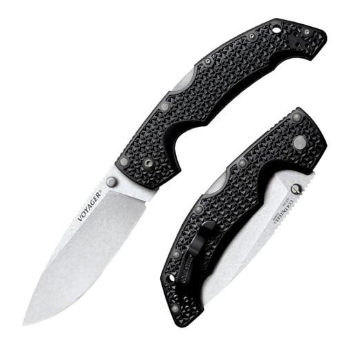 Cold Steel Large Drop Point Voyager, Schwarz, Einheitsgröße, CS-29AB