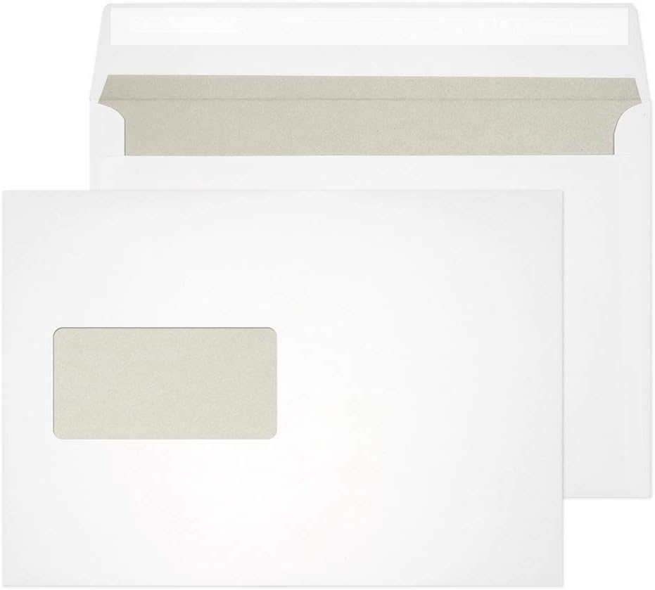 Blake Purely Everyday DL 110 x 220 mm 120 GSM Wallet Peel & Seal Window Envelopes (ENV12) Bright White - Pack of 500