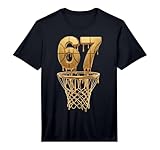 67 Gold Drip Basketball 6 7 Six Seven Meme Gen Alpha Slang Performance T-Shirt