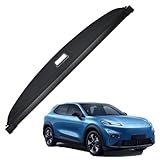 Pyaio Frachtabdeckung,für Deepal s05 Changan Deepal s05 Auto Einziehbare Schwarz Kofferraumabdeckung Ausziehbar Laderaumabdeckung Privatsphäre Rollo