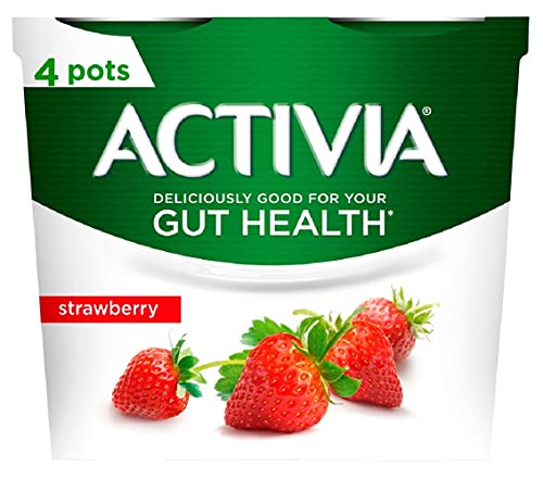 Activia Strawberry Yogurt, Pack of 4