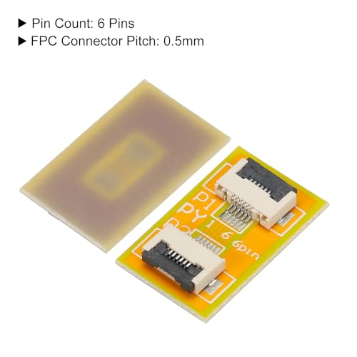 MECCANIXITY FFC FPC Extension Board 6 Pin 0.5mm Pack 4 miniatura 3