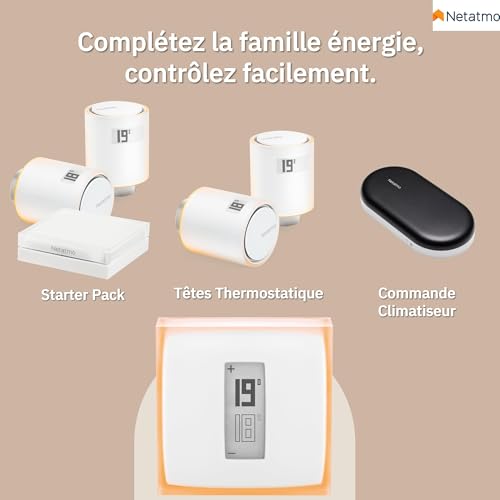Thermostat Connecté Netatmo : Contrôlez et économisez votre energie Thermostat Connecté Netatmo : Contrôlez et économisez votre energie