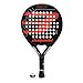 PADEL NUESTRO Raquette de Padel Sky Rouge + Overgrip incluse / Palettes de padel pour homme femme / meilleure raquettes polyvalentes pour frapper les balles Puissance et contrôle