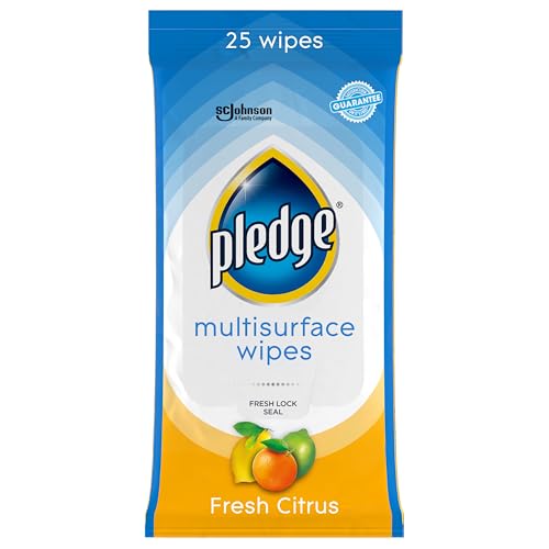 Pledge Multisurface Cleaning Wipes, pH Balanced...