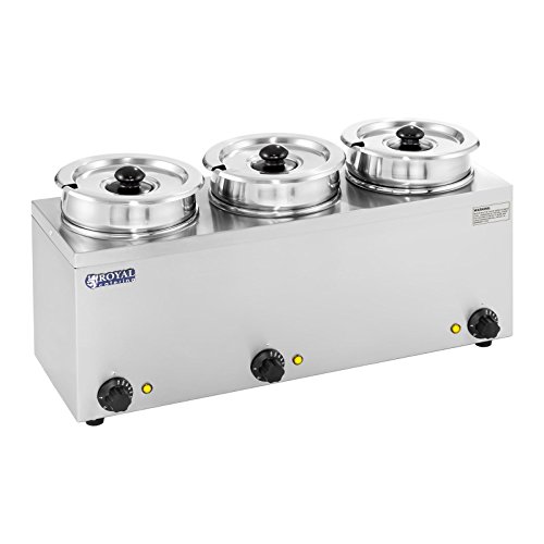 Royal Catering - RCBM-3/4R - Stazione elettrica per zuppe - 8,25 L
