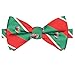 KissTies Boy's Pre-Tied Christmas Bow Tie Santa Claus Is Coming Kids Holiday Bowties
